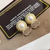 Designer Stud Earrings for Women Stamp Brand Original edition 18K Gold Plated Double Letters Fashion Women Temperament Earring Wedding Jewerlry Classic Style