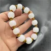 Strand Outer Mongolian Material Imitation Jasper Old Shape Beads Bracelet