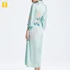 Женская одежда для сна из аутентичного шелка, домашняя одежда: Официальный магазин Hangzhou Yisi Hui — кимоно расширенного стиля, повседневный халат из ткани