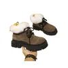 Warm Boots 2023 Designer Shoes Naked Black Pointed Mid Heel Long and Short Boots Wind Resistant Warm with Fur