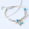 Urok bransolety koreańskie modne słodkie małe świeże bransoletka z koralikami motyla dla kobiet gwiazda małego dzwonka wisiorek mody prezenty biżuterii