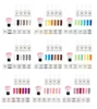 Nail Glitter 11pc Trempage Poudre Set Gel Polonais Manucure Poussière DIY Holographique Art Avec Brush5449260