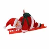 Other Event Party Supplies Santa Claus Crawling Ladder Electric Decorative Christmas Tree Gifts for Children Toy Home Xmas Decoration 230404