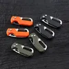 Abridores de garrafas portáteis Keyring Knife Express Packchain Keychain Serrilhado Gancho ao ar livre Camping Sobrevivência Caixa de ferramentas abridores de latas abridor