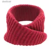 Scarves Knitted Fake Collar Detachable Scarf Warm Plush Knitted Collar Scarf for Women Turtleneck Neck Cover Winter Windproof Wrap ScarfL231104