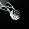 Pendant Necklaces Yin Yang Necklace Matching For Chi Friendship Couple Neck Chain Clavicle Friends Dropship