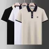 Designer POLO T-shirts pour hommes Mode Designers brodés T-shirt Col en V Coton High Street Hommes Casual T-shirt Luxe Casual Couple Vêtements Taille asiatique S-4XL