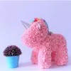 Dekorativa blommor 50/100 st minikum Rose Head Artificial Flower Teddy Bear Gift Diy For Home Decor Wedding Valentines Day Party Supplie