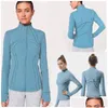 Yoga Outfit Lu-088 2022 Jacke Damen Definieren Workout Sport Mantel Fitness Sport Schnell trocknend Activewear Top Solides Sweatshirt mit Reißverschluss S Dr Dhuzy