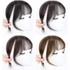 Bangs Ailiade 3D Invisible Top Hair Clip on Bangs Hairpieces For Women Bang Clip i hårförlängningar Syntetiska högtemperaturfiber 230403