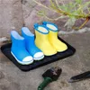 Tapetes 3 PCS Boot Mat Bandeja de Cor Sólida Calçado Suporte de Armazenamento Interior Ao Ar Livre Usando Bandejas de Sapatos Organizador Placa Organização Acessório