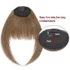 Bangs Rich Choices 14g French Bangs With Temples For Women Real Human Hair Small Fringe Bangs Natural Hair Piece Brown Blonde 230403