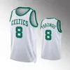 バスケットボールジャージJaylen Brown＃7 Jayson Tatum＃0 Kristaps Porzingis＃8 BOSTON'''CELTICS''MEN 2023-24 CITY AUSUTINEJJERSEY777