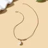 Anhänger Halsketten Hohe Qualität Shell Halskette Vintage Perle Strand Schmuck Zubehör Party Geschenk Für Frauen Kette Kragen