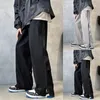 Pantaloni da uomo Spring Relaxed Mens Trend Double Zipper Funzionale Cargo casual con tasche