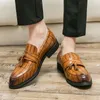 Dress Shoes Men's Formal Tassel Casual Comfortable Black Brown Fashion Elegant Suit Large Size 38-46