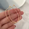 Hoop Earrings & Huggie Design Vintage Women Simple Gold And Silver Color Hammered For Wedding AccessoriesHoop