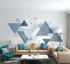 Wallpapers Bacal Custom Nordic Children's Room Background Decoration Painting Modern Minimalist Geometric Pattern 3d Wallpaper Living