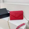 Bolso de diseñador de lujo para mujer, bolso con sobre, cadenas, oro, plata, negro, cuero, solapa, loloulou, mensajero, bandolera, bolsos, monedero, bolsos de hombro, tarjetero