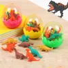 Party Favor Students Animal Erasers For Kid Stationary Gift Novelty Dinosaur Egg Pencil Rubber Eraser Drop Delivery Home Garden Fest Dh84L