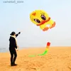 Kite Accessories free shipping inflatable kites flying duck kites for children kites fishing accessories wind sock flag Flying beach wind parrot Q231104