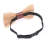 Bow Ties Men Tie Cost Necktie Wood Bowknot Arrivée Business Party