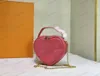 Fall Pop My Heart Pouch Mini Love Bag Valentine's Day Quilted Soft Leather Topphandtag Handväska Designer Luxury Chain Löstagbar CrossBod