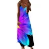 Casual Dresses Women Dress Summer Fashion Printed Multi Color Beach Maxi Womens Long Denim Shirt Cocktail