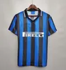 Finale du maillot de football rétro 2009 MILITO SNEIJDER ZANETTI Milan Eto'o Football 97 98 99 95 96 03 Djorkaeff Baggio ADRIANO 10 11 07 08 09 BATISTUTA Zamorano RONALDO InTERS