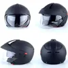 Motosiklet Kaskları 3/4 Açık Yüz Scooter Kask Motokros Masei Ruby Vintage Jet Double Len