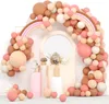 Other Event Party Supplies Boho Rainbow Blush Balloons Garland Arch Kit Peach Pastel Apricot Latex Wedding Birthday Baby Shower Decoration 230404