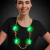 Juldekorationer LED Light Up 36 Tropical Palm Tree Bead Necklace Party Favor Drop Delivery Amuvt