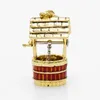 Chains Wholesale Enamel Color Glaze Water Well Small Bucket Pendant Ins Niche Design Sense Creative Fashion Bag Jewelry