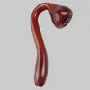 Ny design Sherlock Glass Hand Pipe Red Color Snake Form mycket snygg och smakfull ZZ