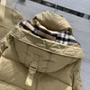 2024 damska kurtka Down Designer Parka Fashion Winter Men's Kurtka damska luksusowy alfabet bubu w kratę klasyczny termiczny dwa kolory