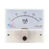 Compteurs de courant 1/5MA 10MA 30MA 50MA 100MA 200MA 300/500MA 2/3A ampèremètre cc ampèremètre analogique testeur de courant de panneau pour expérience ou maison