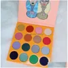 Ögon Shadow In Stock Drop Brand Makeup Eyeshadow Palette Glitter Shimmer Matte Pearl Pallete Cosmetics Tool Leverans Health Beauty Eye Dhewq