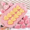 Bakformar 3D cookie cutter set 10st fondant hjärtdesign mögel diy tecknad kex rolig verktyg bakverk