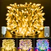 LED Fairy Lights, 20m 200ed Warm White String Lights med 11 lägen, dimbar, timing och minnesfunktion, Fairy Lights Plug in Garland, Party, Home, Patio, Garden, Wedding, Wedding