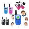 Walkie Talkies de brinquedo 2 unidades Retevis Rt388 Kids Walkie Talkie Rádio de brinquedo infantil 0,5W Pmr Pmr446 Frs Vox Lanterna portátil de 2 vias Hf Trans Dhr6L