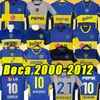 Maradona Boca Juniors Retro voetbalshirts Roman Caniggia Riquelme Palermo voetbal shirts Maillot Camiseta de futbol 00 01 03 04 05 06 09 10 11 12 2000 2001 2002 2005