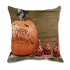 Kussen halloween pompoen decoratieve hoes voor bank gooien linnen kussensloop home decor Jul#29