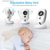 Babyphones VB603 Video Babyphone 3,2 Zoll LCD 2,4G Mutter Kinder Zwei-Wege-Audio Babysitter Überwachungskamera Temperaturanzeige Bildschirm Q231104