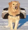 Hundesatteltasche, Rucksackgeschirr mit Taschen, Deluxe-Schnellverschlussträger, Wander Dog Pack, Grau9900273