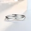 Klusterringar fina smycken 925 sterling silver par ring för kvinnliga män älskare årsdag bröllopsfest gåvor