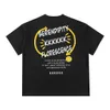 Mode ess designer t-shirt kkkk smiley ansikte kort ärm t-shirt män och kvinnor sommar ins älskare bär mångsidig koreansk mode lös tee