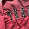 뜨거운 판매 Trapstar 자켓 남자 까마귀 코트 IRONGATE T 윈드 브레이커 - 레드 1to1 품질 여성 코트 EU 크기 XS-XL