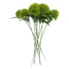 Flores decorativas 10 pçs artificial dandelion casa acentos decoração elegante falso realista dandelions bola casamento realista falso plástico