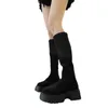 quality Boots New Long Women's Autumn Winter Thick Sole Versatile Sweet Cool Style Knee Length Thin