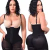 Women's Shapers Postpartum Women Recovery Charming Curves Elastic Mesh Fabric Bodysuit Adjustable Front Closure